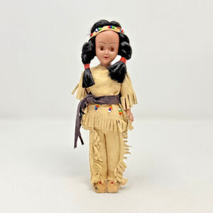 Vintage Lake Tahoe Sleepy Eye Souvenir Doll Native American Inspired 8"